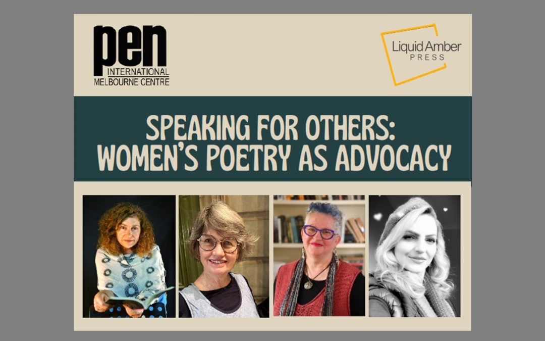 Speaking for Others – Women’s Poetry as Advocacy